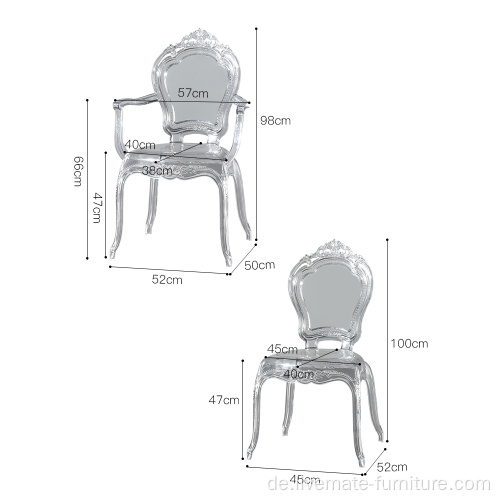 Restaurant-Plastik-Chivari-Stuhl aus der Fabrik